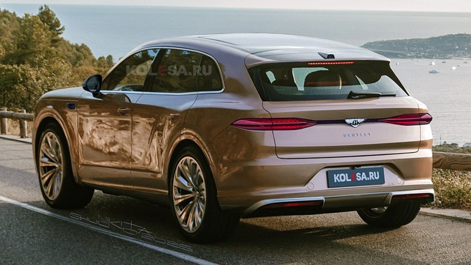 Τα σχέδια είναι ανεξάρτητα της Bentley και προέρχονται από την ιστοσελίδα Kolesa.